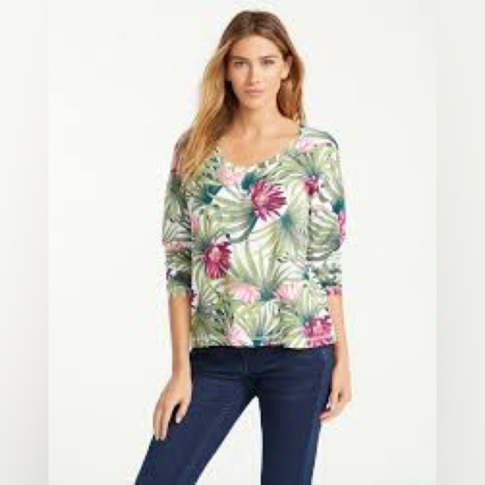 Tommy Bahama Proteia Garden Long-Sleeve T-Shirt size large